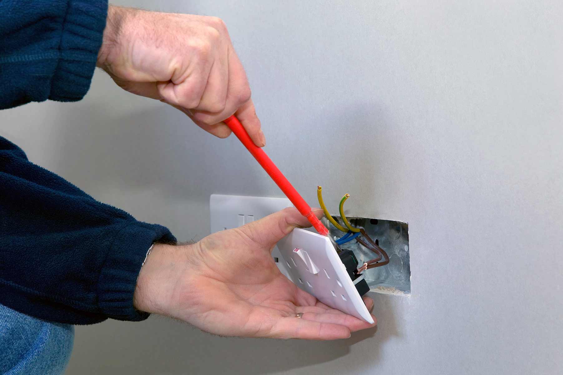 Our electricians can install plug sockets for domestic and commercial proeprties in Quedgeley and the local area. 